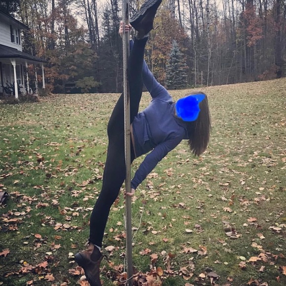 Blue Women's Hoodie with Pouch - Picture 5 of 5